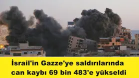 İsrail'in Gazze'ye saldırılarında  can kaybı yükseldi