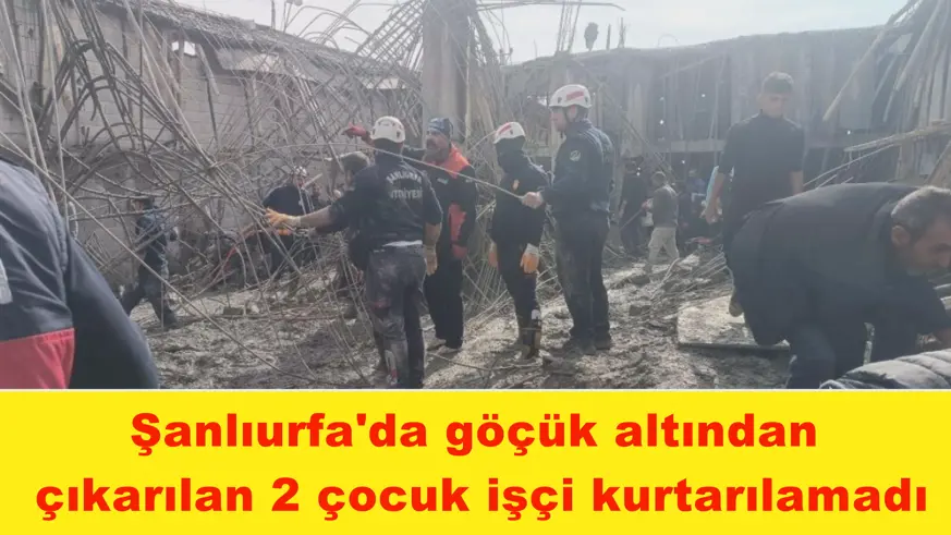 Şanlıurfa'da göçük