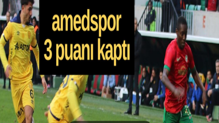 AMEDSPOR 3 PUANI KAPTI