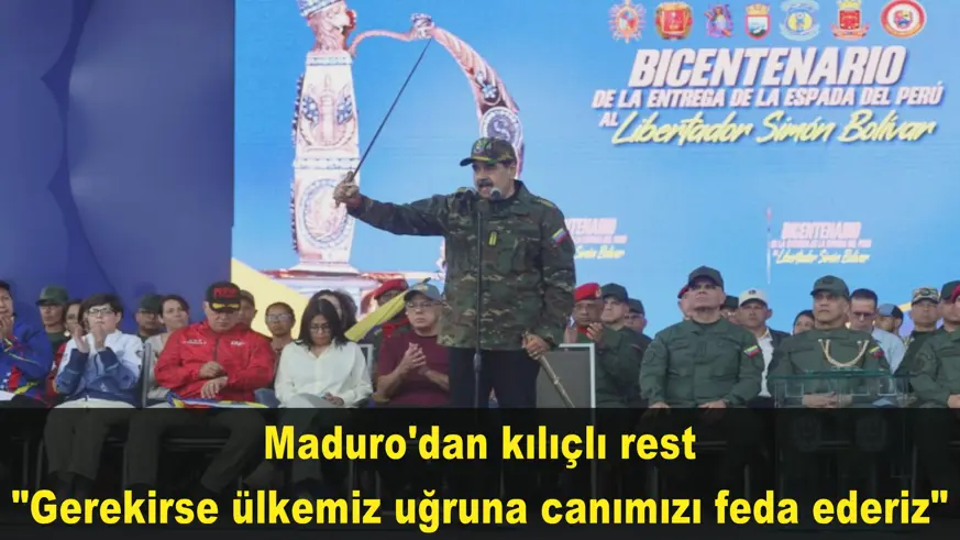 Maduro'dan kılıçlı rest