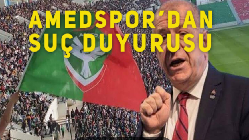 Amedspor'dan Ümit Özdağ hakkında suç duyurusu