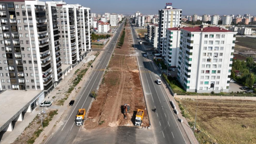 60 bin metrekarelik alanda peyzaj çalışması