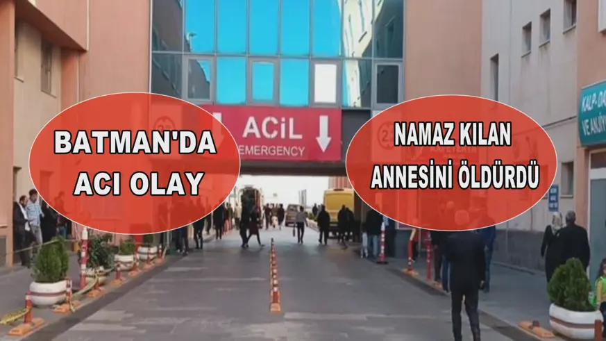 Namaz kılan annesini öldürdü!