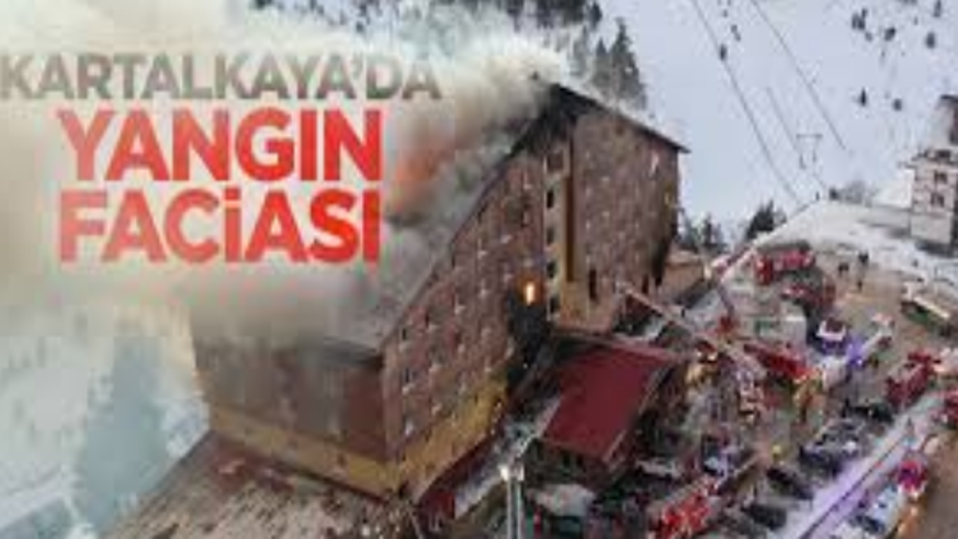 Kayak Merkezi'ndeki çıkan yangında son durum