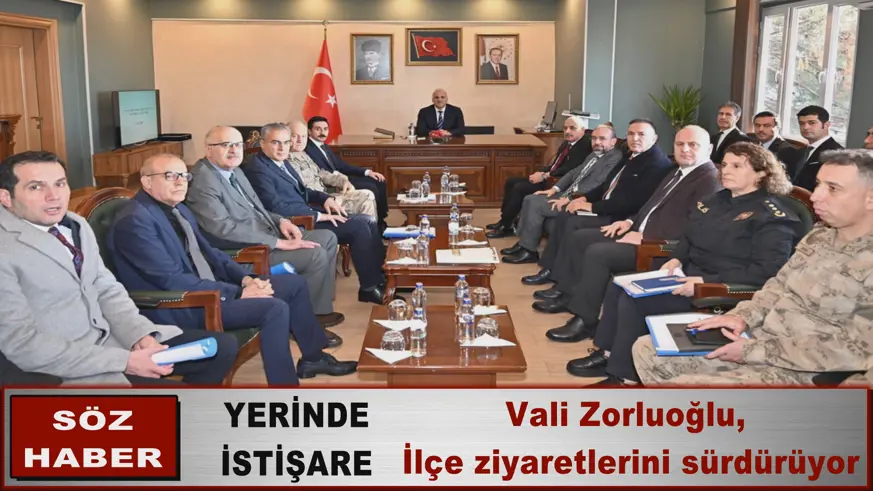 Vali Zorluoğlu,  İlçe ziyaretlerini sürdürüyor