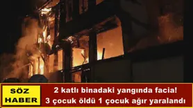 2 katlı binadaki yangında facia!