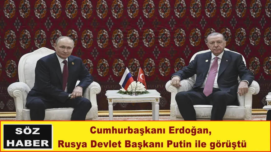 Cumhurbaşkanı Erdoğan,  Rusya Devlet Başkanı Putin ile görüştü