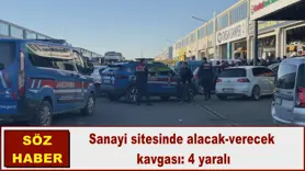 Sanayi sitesinde alacak-verecek  kavgası