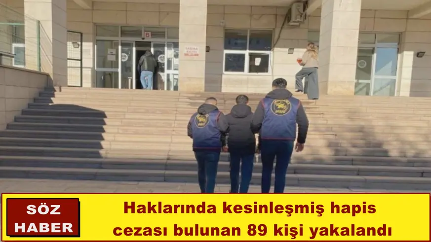89 kişi yakalandı
