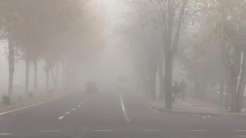 Diyarbakır'da sis görüş mesafesini düşürdü