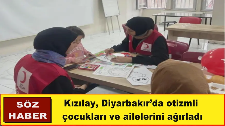 Kızılay, Diyarbakır’da otizmli  çocukları ve ailelerini ağırladı