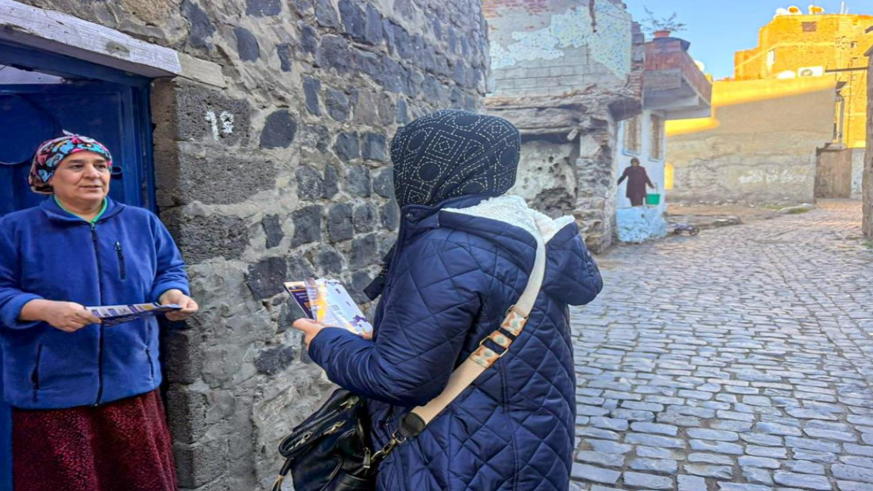 Diyarbakır’da kadınlar yönelik saha çalışması