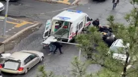 Otomobil motokuryeye çarptı