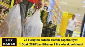 Plastik poşet fiyatı yeni yılda 1 lira olacak