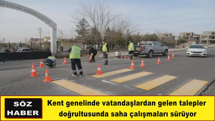 'Yerinde Çözüm' çalışmaları sürüyor