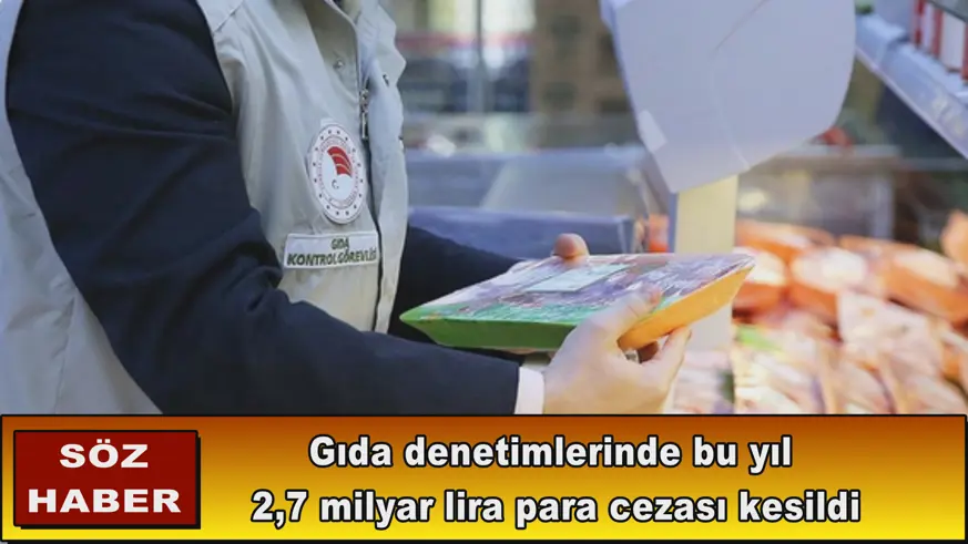Gıda denetimlerinde bu yıl  2,7 milyar lira para cezası kesildi