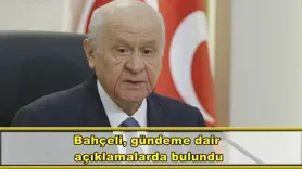 Bahçeli, gündeme dair  açıklamalarda bulundu