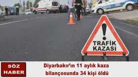 11 aylık kaza  bilançosu