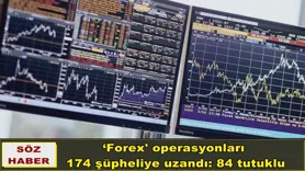 ‘Forex' operasyonları  174 şüpheliye uzandı