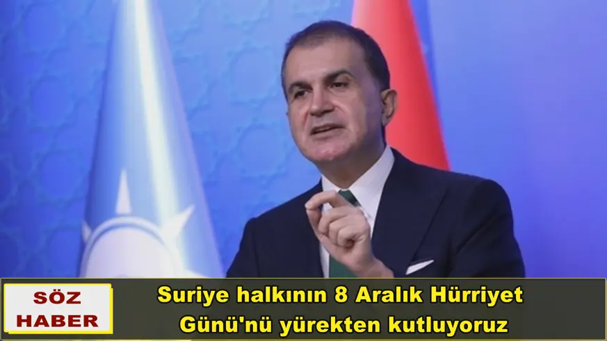 Suriye halkının 8 Aralık Hürriyet  Günü'nü yürekten kutluyoruz