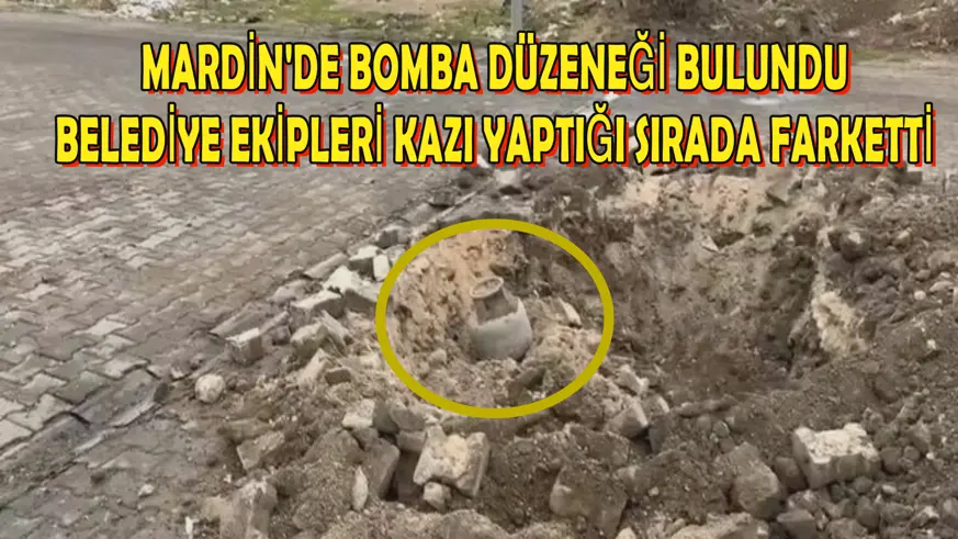 Mardin'de bomba düzeneği bulundu