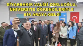 Diyarbakır Valisi Zorluoğlu, üniversite öğrencileriyle bir araya geldi