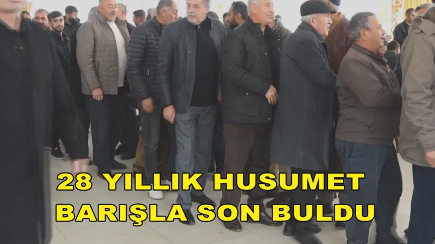 28 yıllık husumet barışla son buldu