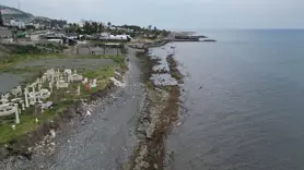 Hatay'da denizde 20 metre çekilme yaşandı