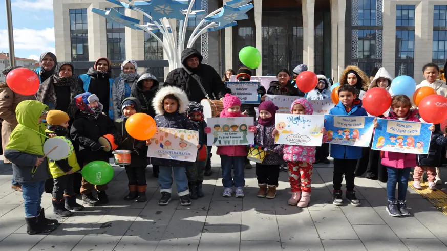 Çocuklar için ramazanı karşılama etkinliği düzenlendi