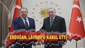 Erdoğan, Rusya Dışişleri Bakanı Lavrov'u kabul etti