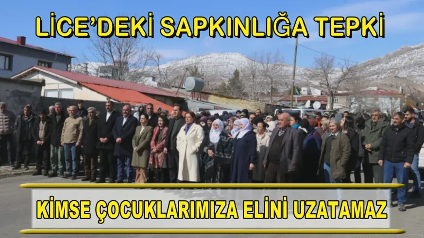 LİCE’DEKİ SAPKINLIĞA TEPKİ