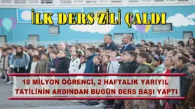 İlk ders zili çaldı