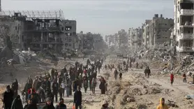 Gazze'nin kuzeyine dönen Filistinli sayısı