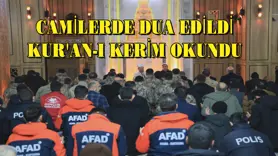 Camilerde dua edildi