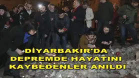 Diyarbakır'da depremde hayatını kaybedenler anıldı