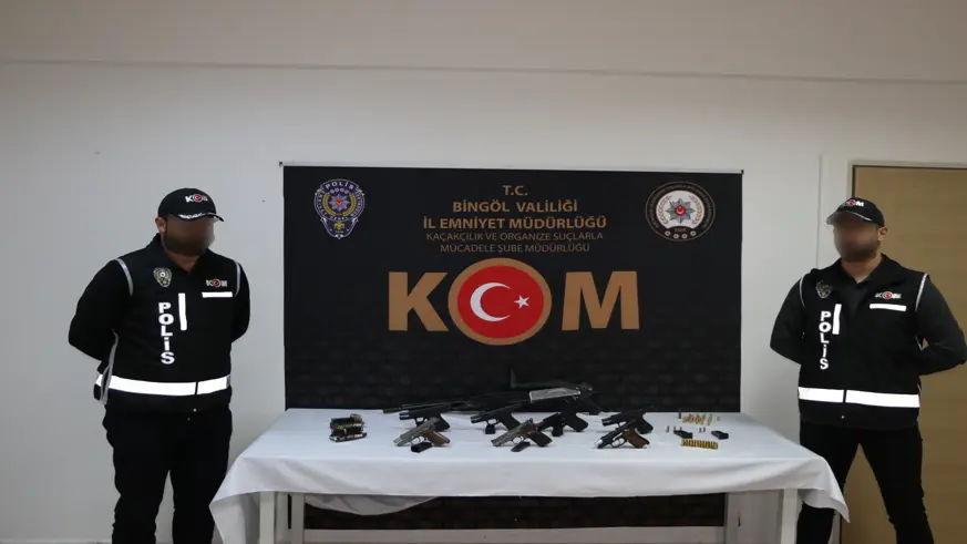 Bingöl'de silah kaçakçılığı ve ticareti operasyonu