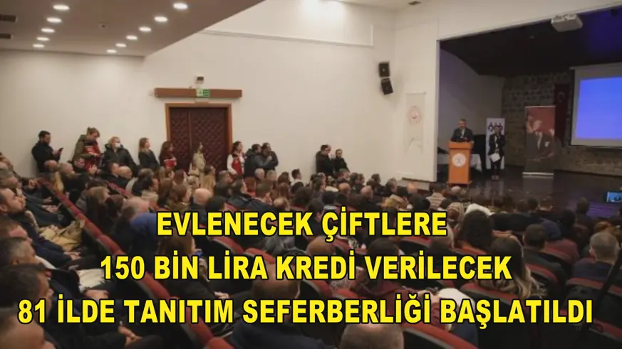 Evlenecek çiftlere 150 bin lira kredi verilecek