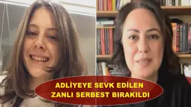 Adliyeye sevk edilen zanlı serbest bırakıldı