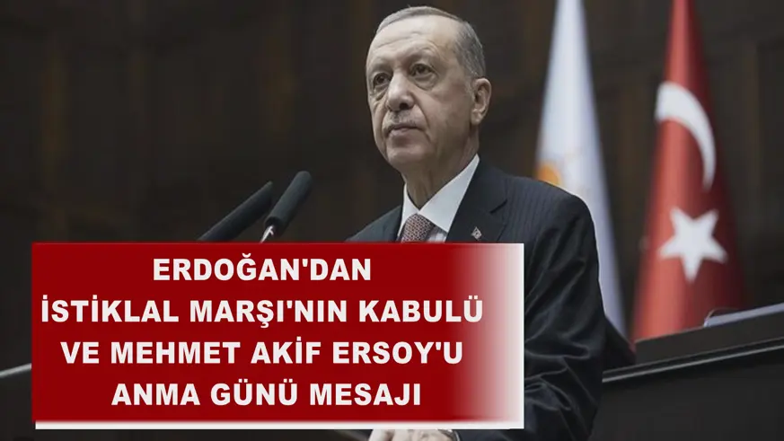 Erdoğan'dan Anma Günü mesajı