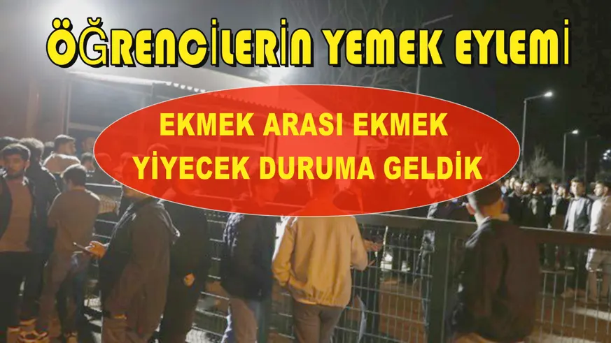 Öğrencilerin Yemek eylemi