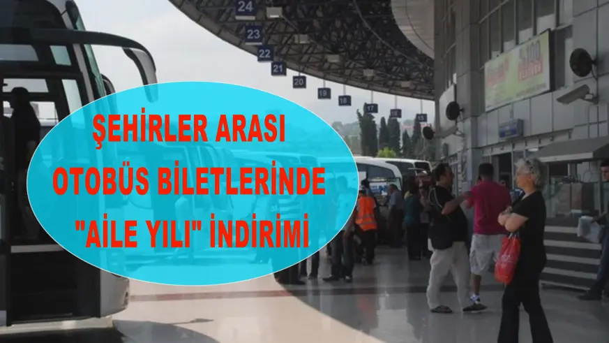 Şehirler arası otobüs biletlerinde 