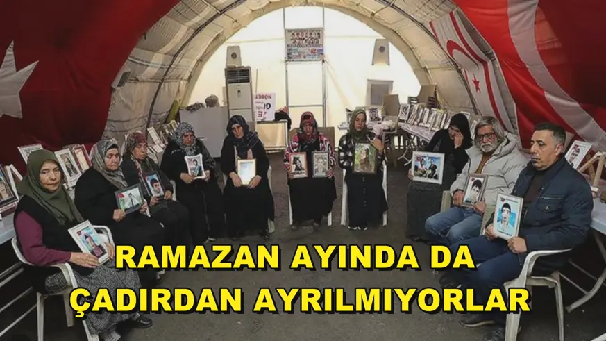 Ramazan ayında da çadırdan ayrılmıyorlar