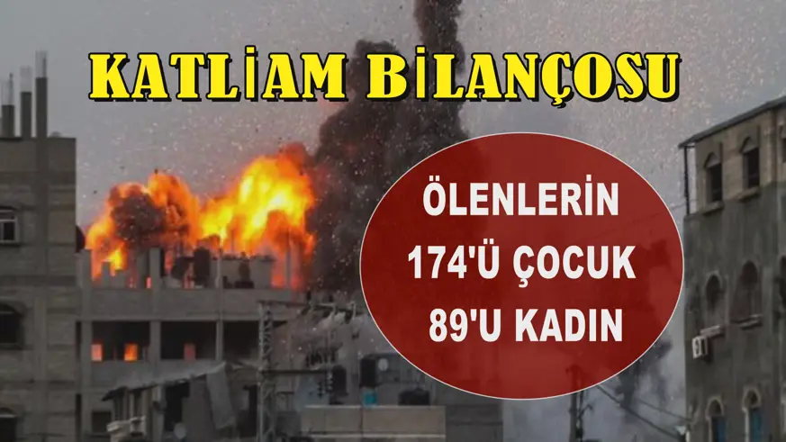 Ölenlerin 174'ü çocuk, 89'u kadın