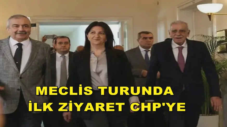 Meclis turunda ilk ziyaret CHP'ye