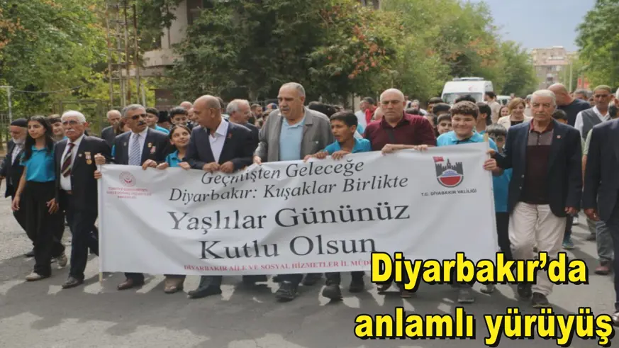 Diyarbakır’da  anlamlı yürüyüş