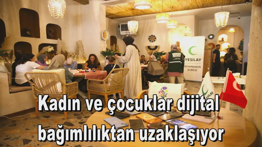 Kadın ve çocuklar dijital  bağımlılıktan uzaklaşıyor
