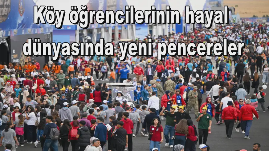 Köy öğrencilerinin hayal  dünyasında yeni pencereler