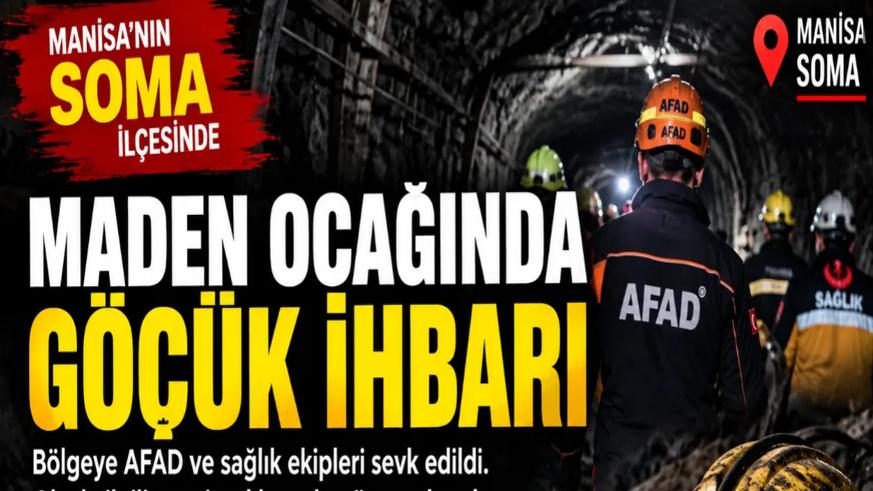 Soma'da madende göçük