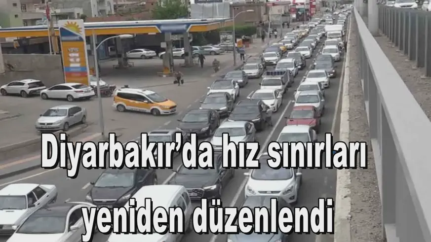 Diyarbakır’da hız sınırları  yeniden düzenlendi