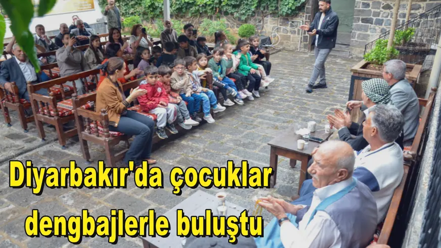 Diyarbakır'da çocuklar  dengbajlerle buluştu